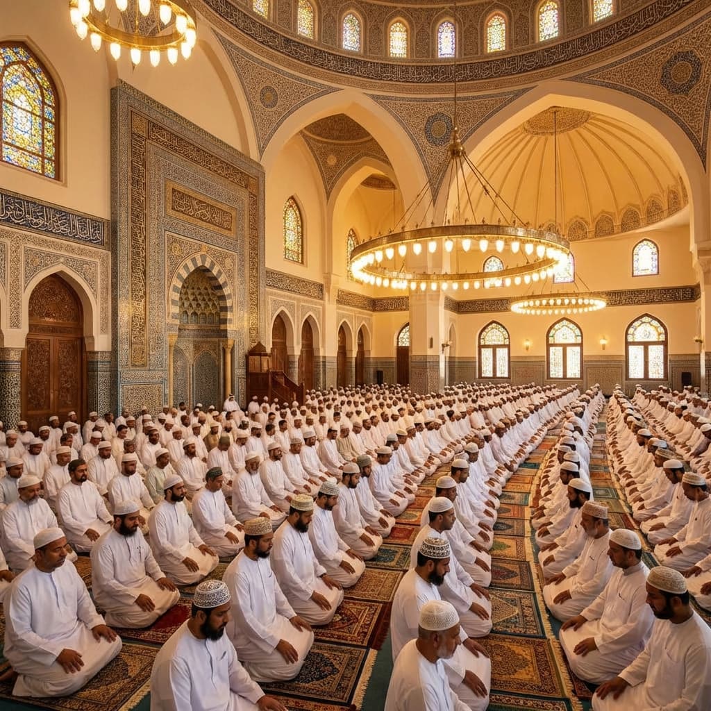 Friday Jumu'ah Prayer congregation